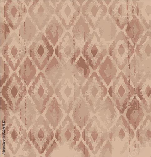 Ethnic abstract ikat art. Seamless pattern in tribal, folk embroidery, and Mexican style. Aztec geometric art ornament print.Design for carpet, wallpaper, clothing, wrapping, fabric, cover, textile