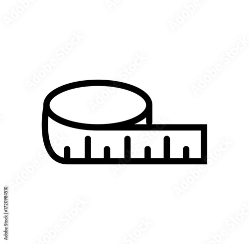 Metre icon, vector icon templates editable and resizable