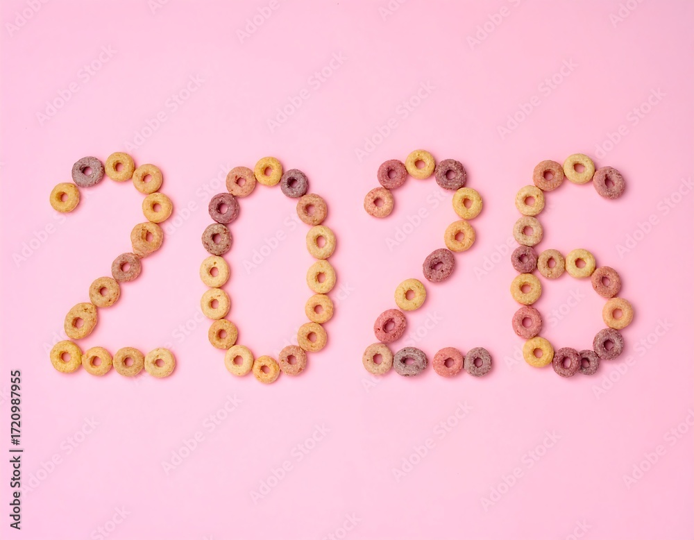 Obraz premium Colorful cereal year