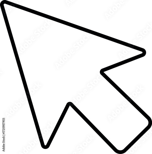 A  clicker arrow moves forward on a transparent background