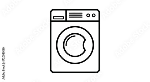 Washing machine, a household appliance for laundry
