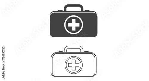 Illustration of a first aid kit