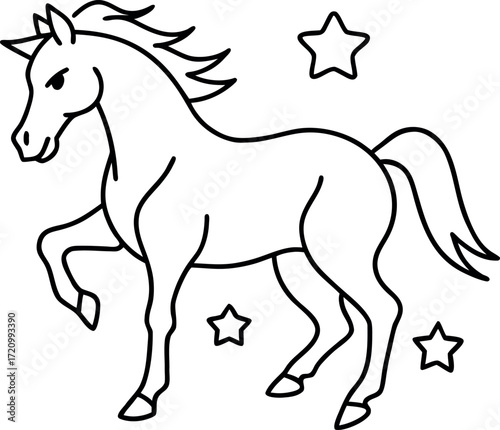 horse vector illustration