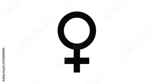 Female gender symbol representing womanhood