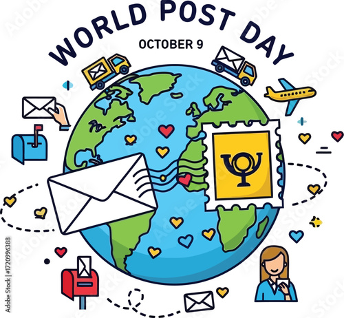 Celebrate World Post Day with global mail delivery services