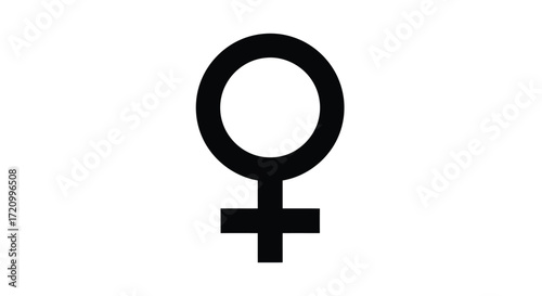 Female gender symbol representing womanhood
