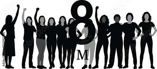 Empowered women celebrating International Women's Day