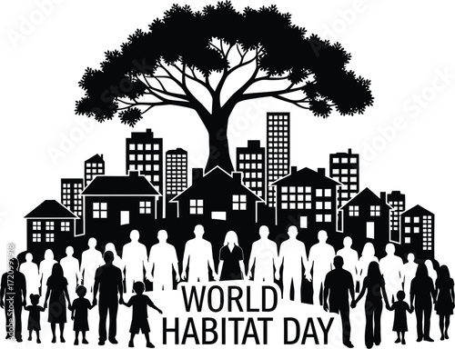 People unite for urban green spaces and community living.