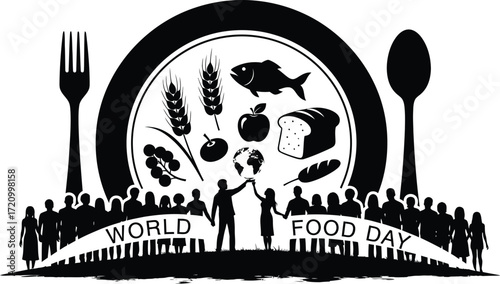 World Food Day celebration unite people sharing global bounty feast