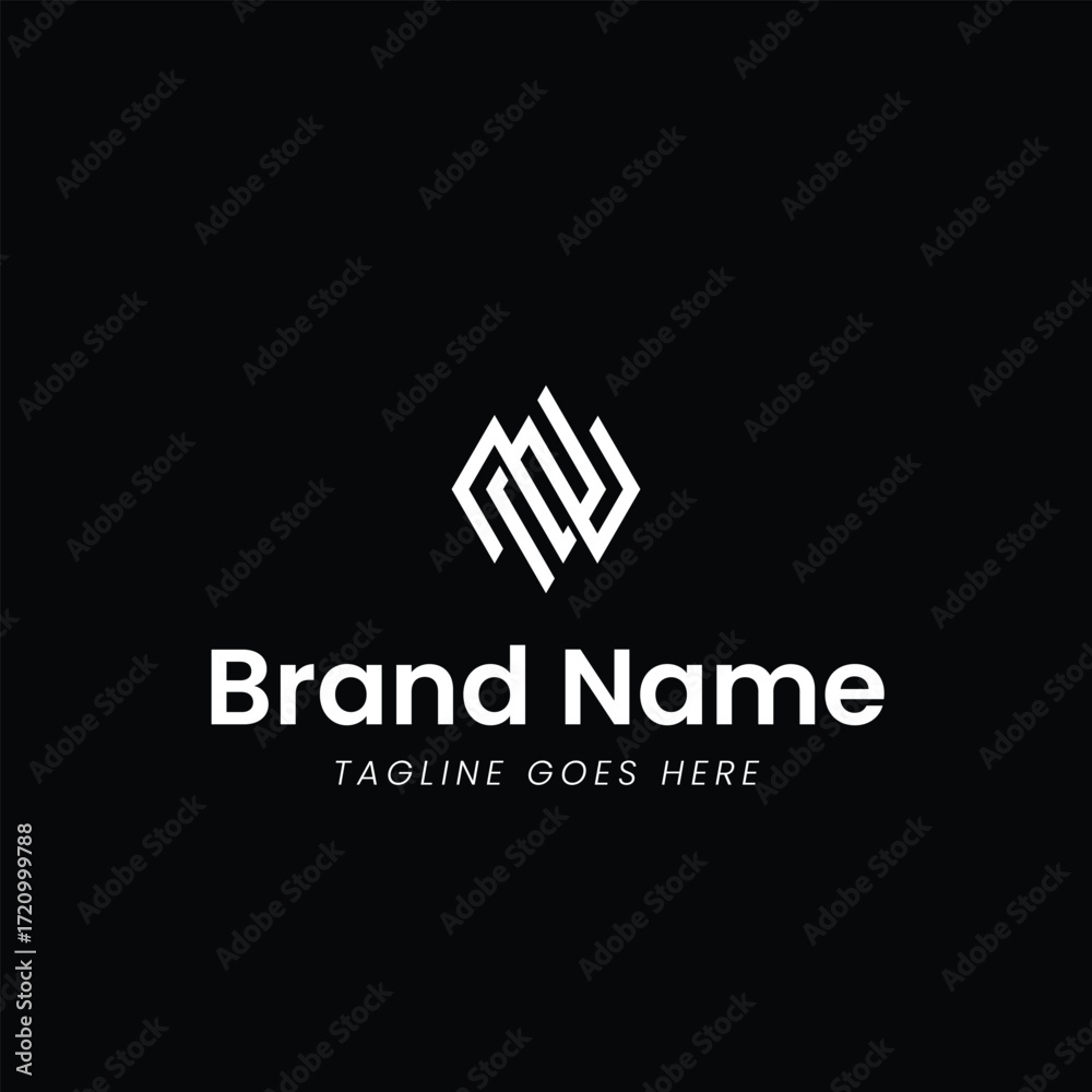 Fototapeta premium Creative N Icon Letter Logo
