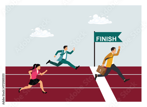 An entrepreneur tries harder than other business partners to ensure success.