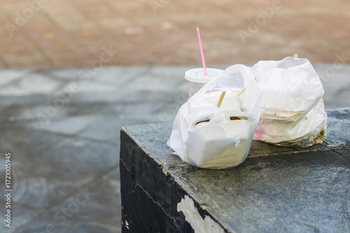 Food waste in the park