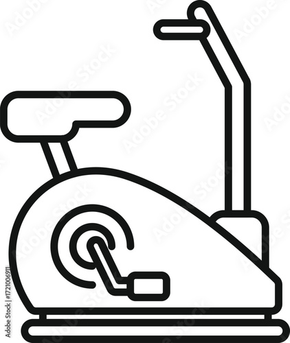 Stationary bicycle promoting fitness and well being through regular exercise