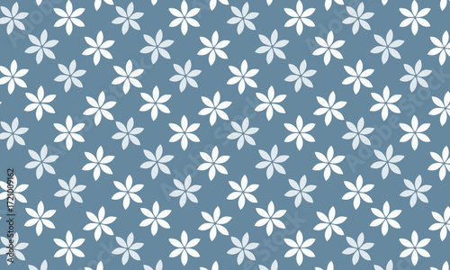 Autumn Botanical Seamless Pattern with Folk Art Florals
