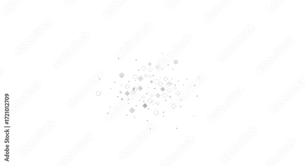 Obraz premium Abstract textured splatter of light gray paint or ink on a clean white background