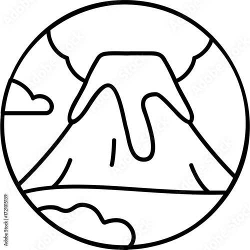 Volcano Icon