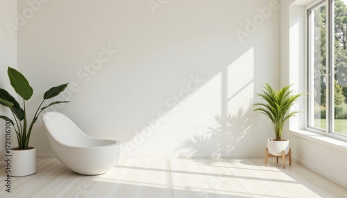 pure white void clean softened by faint cream undertone