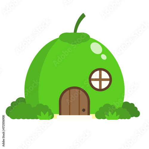Cartoon Coconut House