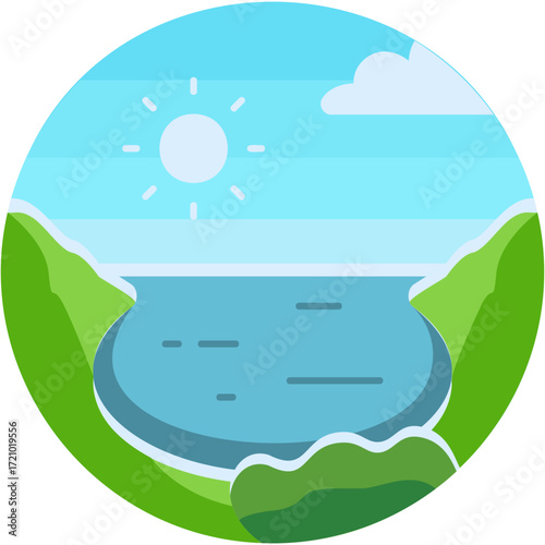 Bay Illustration