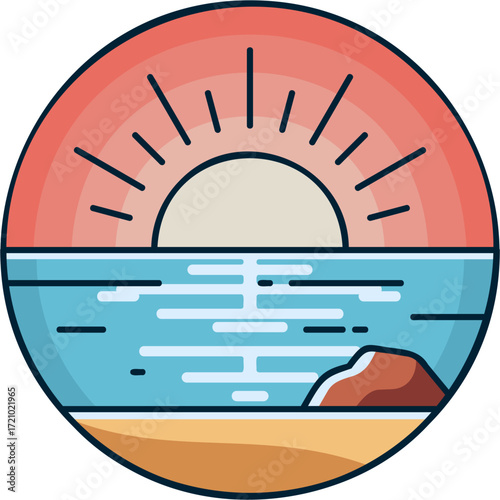 Horizon Sticker