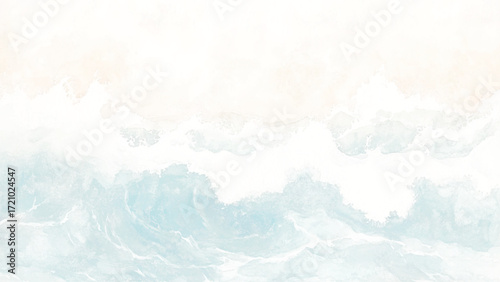 White paper background illustration with soft white vintage or antique distressed texture on borders in light pale white or beige color, elegant solid plain white background with faint marbled sponge.