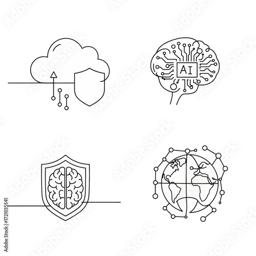 Protecting Data in the Cloud AI-Powered Security and Global Networks
