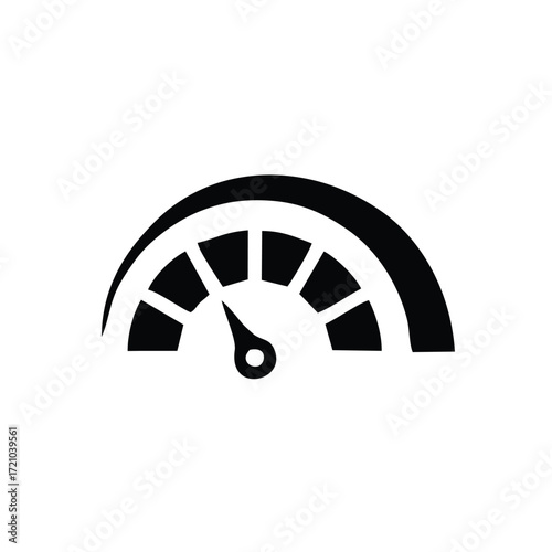 Speed test internet measure. Speedometer icon fast upload download rating. Quick level tachometer accelerate