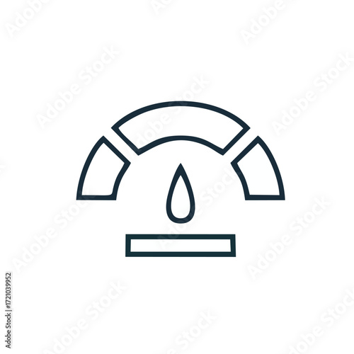 Speed test internet measure. Speedometer icon fast upload download rating. Quick level tachometer accelerate