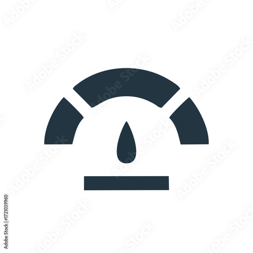 Speed test internet measure. Speedometer icon fast upload download rating. Quick level tachometer accelerate