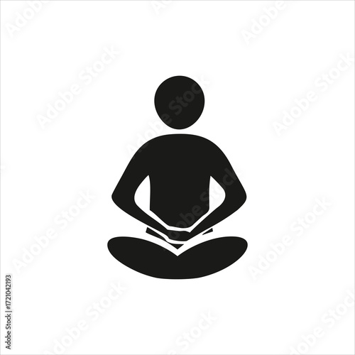meditate yoga icon illustration. meditate yoga vector. meditate yoga icon. meditate yoga. meditate yoga icon vector. meditate yoga icons.