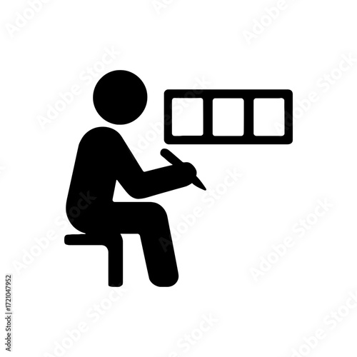 Film Storyboard Creation Icon