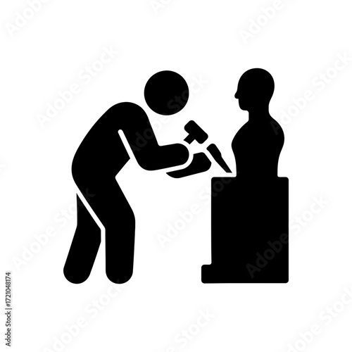 Sculpting Hobby Activity Icon