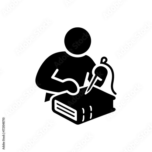 Bookbinder Artisan Icon