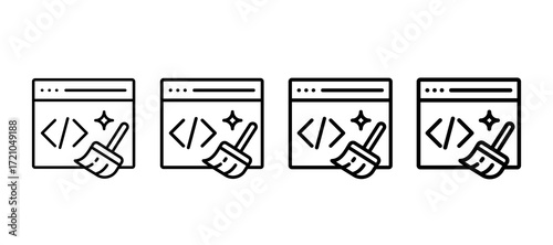 Clean Code Multiple Line Icon Element