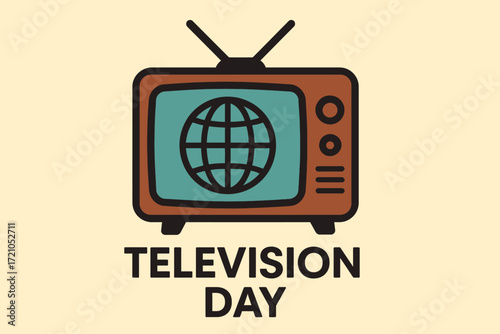 World Television Day Flat 