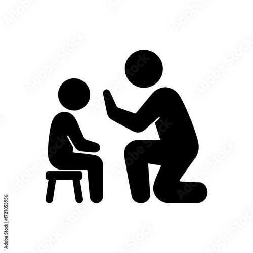 Father Talking Son icon