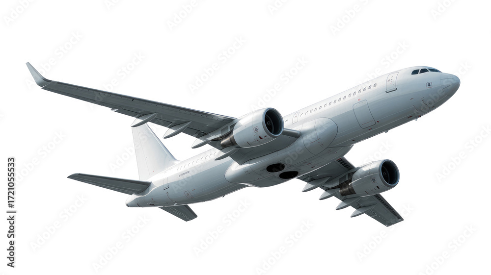 Obraz premium airplane isolated on white