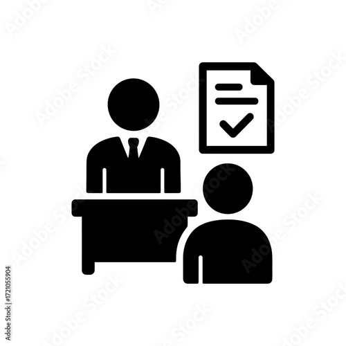 Job Interview and Offer icon