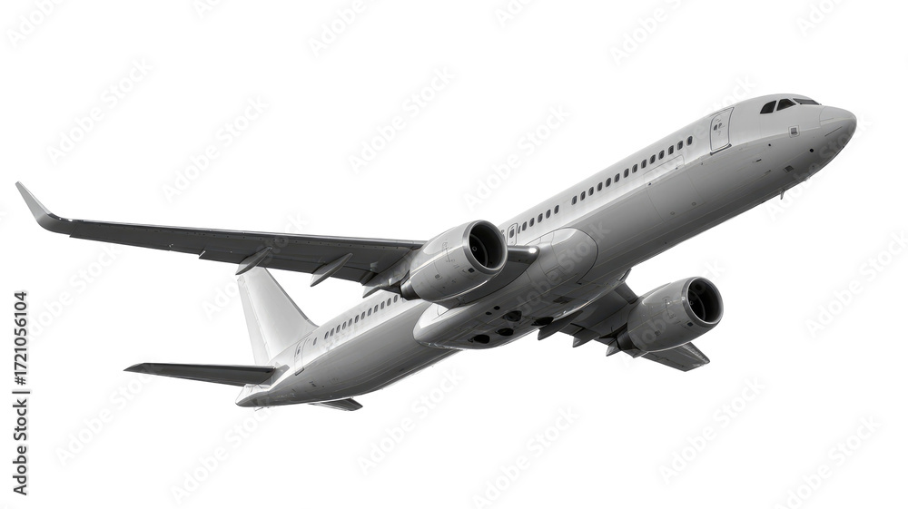 Obraz premium airplane isolated on white