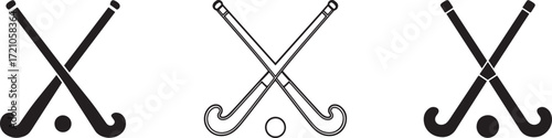hockey silhouette on white background