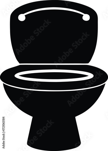 toilet vector art, wc lavatory design
