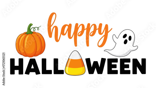 Halloween Celebrations: a festive Halloween greeting, featuring iconic symbols, a joyous vibe for the season.