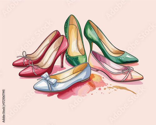 Elegant Women's Shoes Collection Stylish Heels and Flats