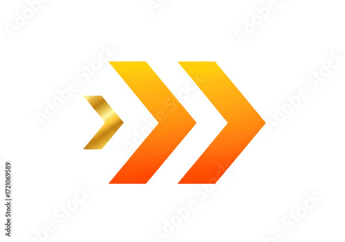 Free Download Abstract golden orange arrows on black background - GFXLoad