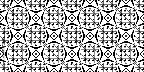 Seamless Transparent Art Deco Geometric Pattern for Background Layout Template
