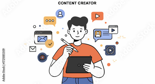 Vector illustration content creator