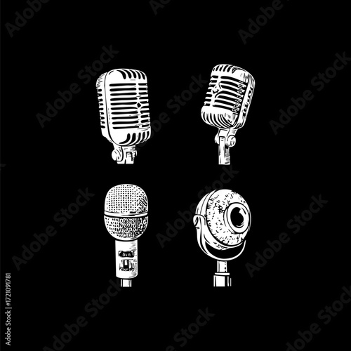 Retro Microphone Pack
