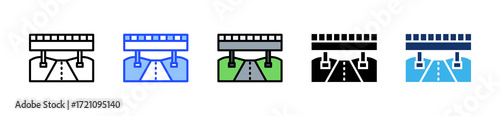 Flyover Icon Collection With Multiple Styles