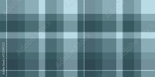 Subtle teal and blue plaid pattern. Perfect for textile design, website backgrounds, or fashion projects. Evokes feelings of calm and sophistication.