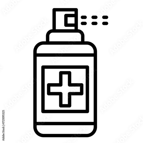 Spray  Icon Set Multiple Style Collection